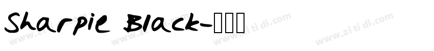 Sharpie Black字体转换